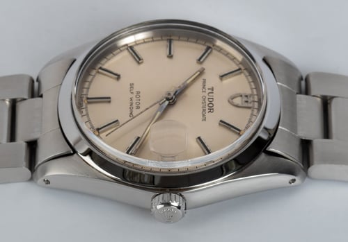 Crown Side Shot of Prince Oysterdate 34.5 Vintage