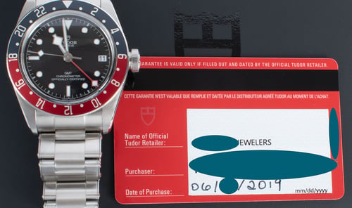 Paper shot of Black Bay GMT 'Pepsi'