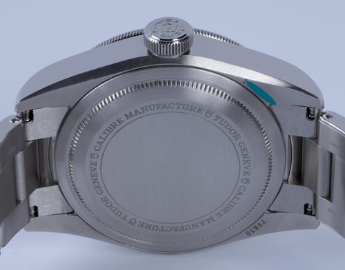 Caseback of Black Bay GMT 'Pepsi'