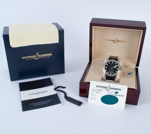 Box / Paper shot of Maxi Marine Diver Chronometer