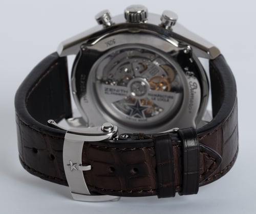 Rear / Band View of El Primero Chronomaster Open Moon & Sun Phase