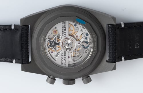 Caseback of Chronomaster Revival Shadow