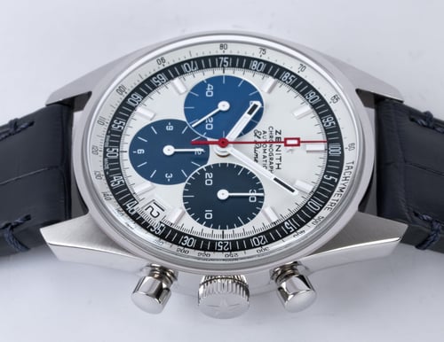 Crown Side Shot of El Primero A386 Revival