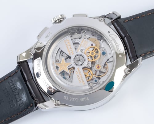 Caseback of Captain Winsor Annual Calendar Chronograph
