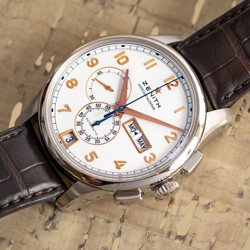 Stylied photo of  of Captain Winsor Annual Calendar Chronograph