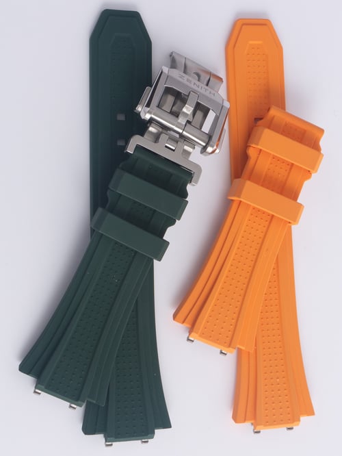 Zenith Defy Extreme Rubber Deployant Strap Set 