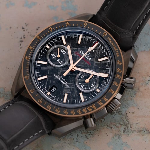 Omega - Speedmaster Grey Side of the Moon Meteorite