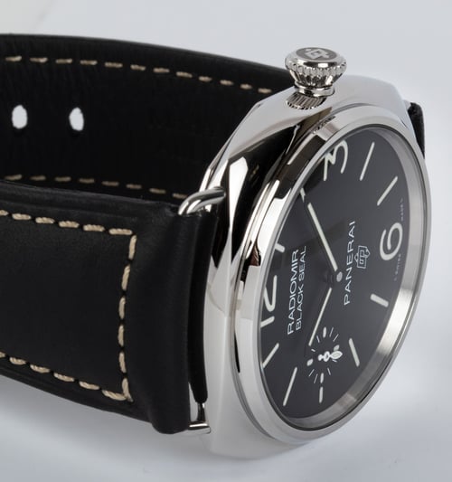 Dial Shot of Radiomir Black Seal Logo
