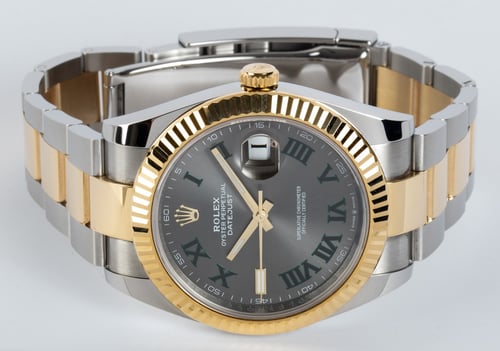 Front View of Datejust 41 'Wimbledon'