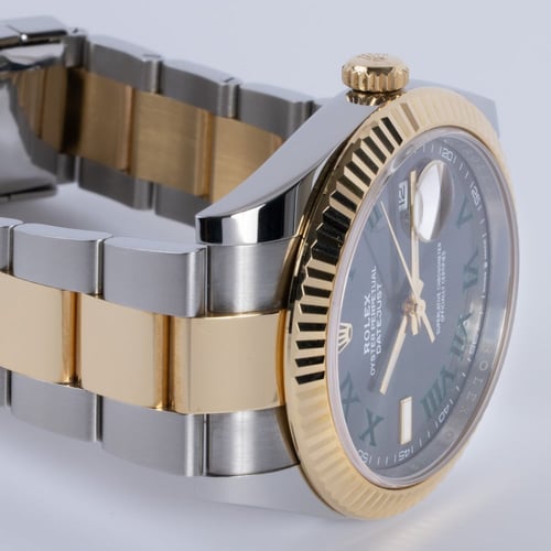 Dial Shot of Datejust 41 'Wimbledon'