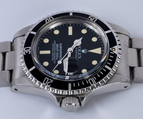 Crown Side Shot of Submariner Date 1680