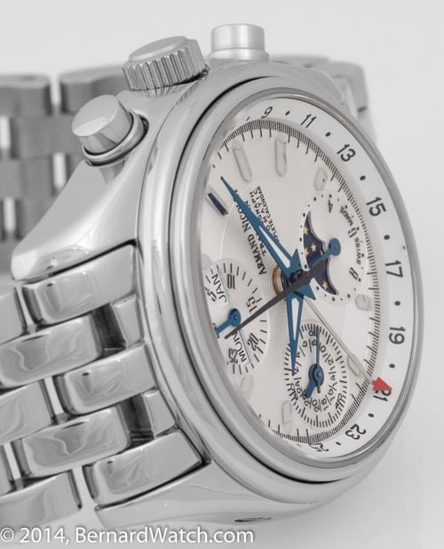 Dial Shot of Complete Calendar Moon Chronograph