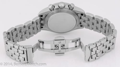 Open Clasp Shot of Complete Calendar Moon Chronograph