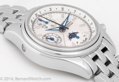 9' Side Shot of Complete Calendar Moon Chronograph