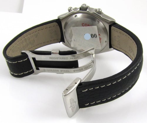 Open Clasp Shot of Chronomat Bombardier Aerospace Special Edition