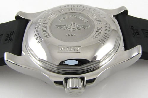 Caseback of SuperOcean SteelFish