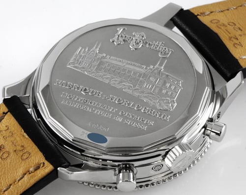 Caseback of Navitimer Montbrillant Olympus