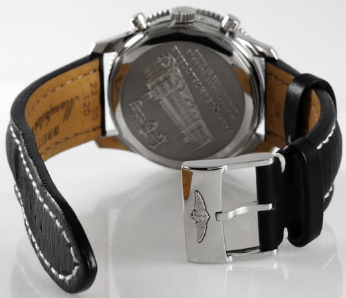 Open Clasp Shot of Navitimer Montbrillant Olympus