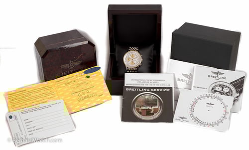 Box / Paper shot of Old Navitimer II