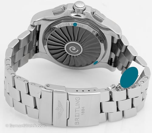 Rear / Band View of Airwolf Professional Chronograph