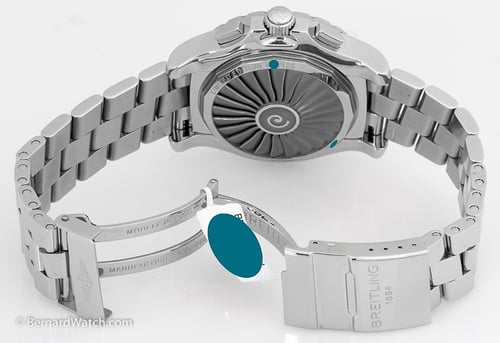 Open Clasp Shot of Airwolf Professional Chronograph