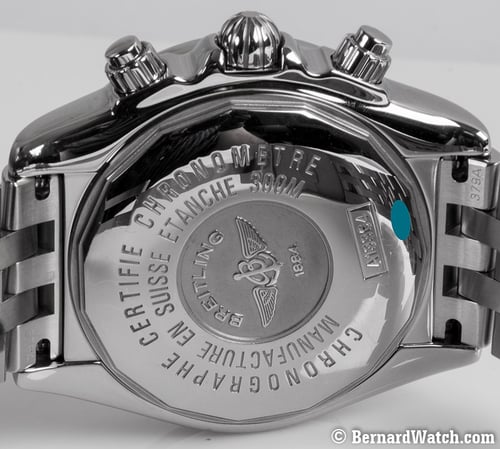 Caseback of Galactic Chronograph II