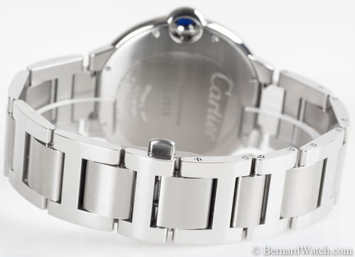 Rear / Band View of Ballon Bleu de Cartier