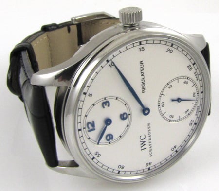 Front View of Portugieser Regulator