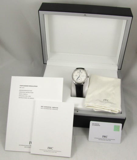 Box / Paper shot of Portugieser Regulator