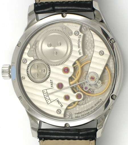 Caseback of Portugieser Regulator