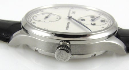 Crown Side Shot of Portugieser Regulator