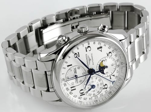 Front View of Master Moonphase Chronograph