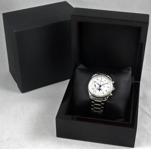 Box / Paper shot of Master Moonphase Chronograph