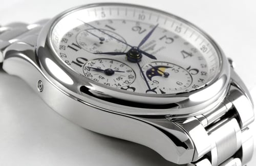 9' Side Shot of Master Moonphase Chronograph
