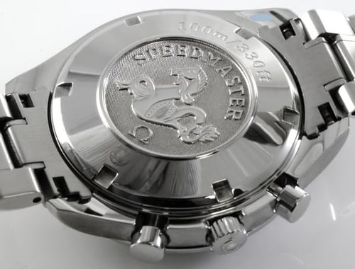 Caseback of Speedmaster Day-Date