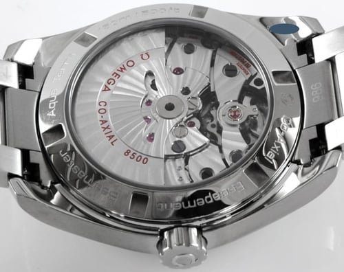 Caseback of Seamaster Aqua Terra 38.5