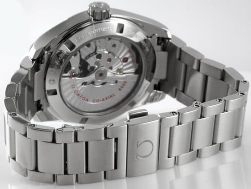 Rear / Band View of Seamaster Aqua Terra 38.5