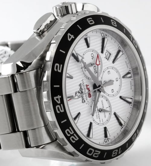 Dial Shot of Seamaster Aqua Terra GMT Chronograph