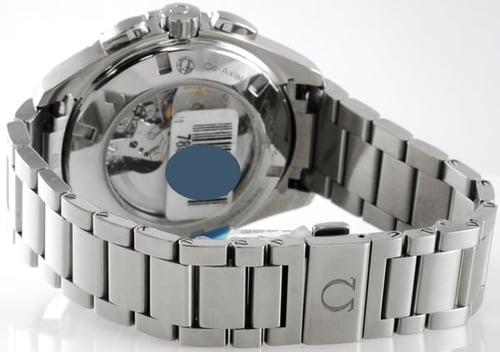 Rear / Band View of Seamaster Aqua Terra GMT Chronograph
