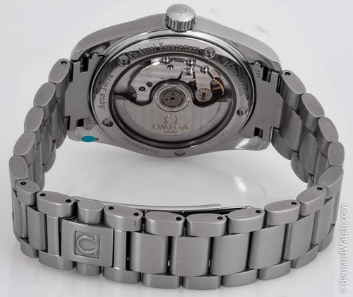 Rear / Band View of Seamaster Aqua Terra Co-Axial