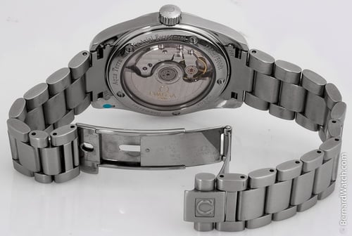 Open Clasp Shot of Seamaster Aqua Terra Co-Axial