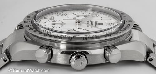 Crown Side Shot of Speedmaster Reduced Ladies