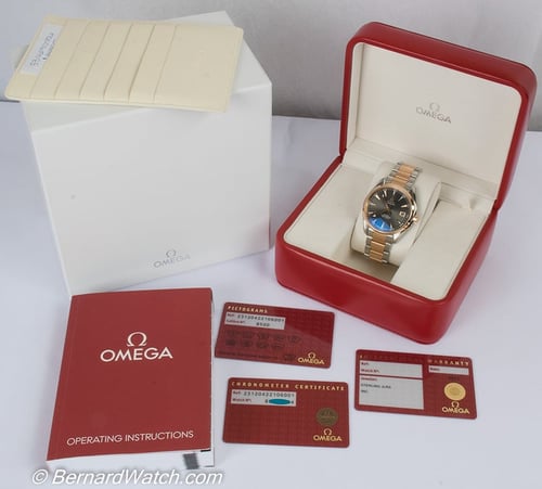 Box / Paper shot of Seamaster Aqua Terra