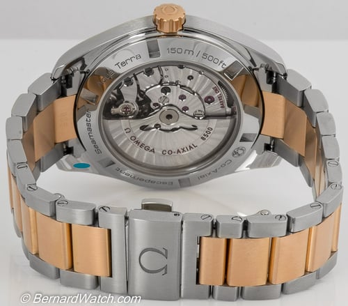 Rear / Band View of Seamaster Aqua Terra