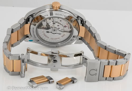 Open Clasp Shot of Seamaster Aqua Terra