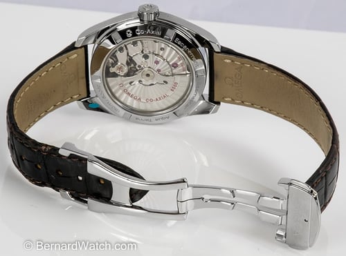 Open Clasp Shot of Seamaster Aqua Terra 38.5 MM