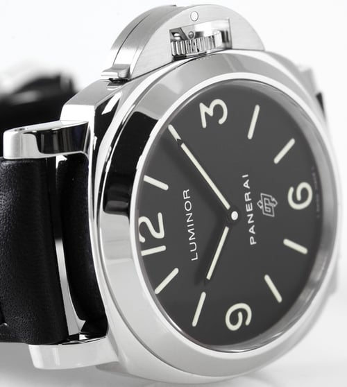 Dial Shot of Luminor Marina Base Logo
