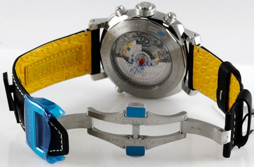 Open Clasp Shot of Ferrari Scuderia Rattrapante Chronograph