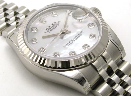 9' Side Shot of Datejust Midsize 31MM