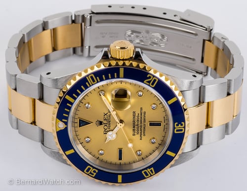 Front View of Submariner Date 'Serti'